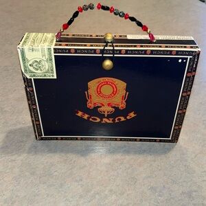Hand crafted cigar box purse. ‘02